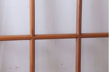  昭和レトロ　クリアガラス入り!古い木のドア