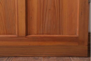  昭和レトロ　クリアガラス入り!古い木のドア