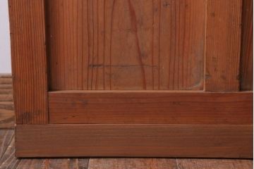  昭和レトロ　クリアガラス入り!古い木のドア