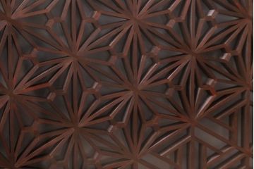 アンティーク　上手物　上品な書院欄間(明り取り)