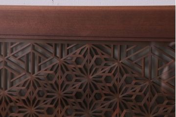 アンティーク　上手物　上品な書院欄間(明り取り)