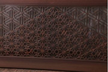 アンティーク　上手物　上品な書院欄間(明り取り)