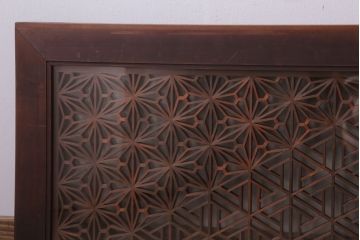 アンティーク　上手物　上品な書院欄間(明り取り)