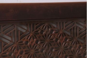 アンティーク　上手物　上品な書院欄間(明り取り)