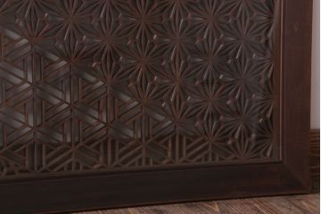 アンティーク　上手物　上品な書院欄間(明り取り)