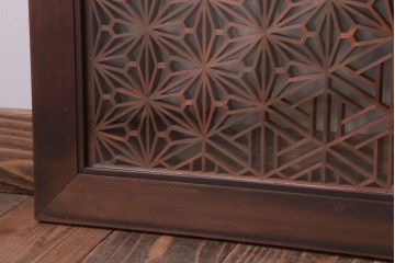 アンティーク　上手物　上品な書院欄間(明り取り)