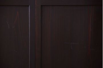 【I様ご成約済み・ご決済用】古民具・骨董　明治期　古い木味のアンティーク帯戸2枚セット(3)