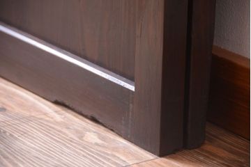 【I様ご成約済み・ご決済用】古民具・骨董　明治期　古い木味のアンティーク帯戸2枚セット(3)