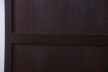 【I様ご成約済み・ご決済用】古民具・骨董　明治期　古い木味のアンティーク帯戸2枚セット(3)