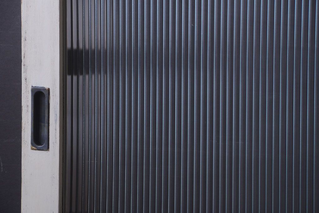 アンティークペイント　モールガラス戸4枚セット(2)