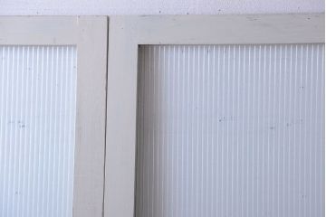 アンティークペイント　モールガラス戸4枚セット(2)