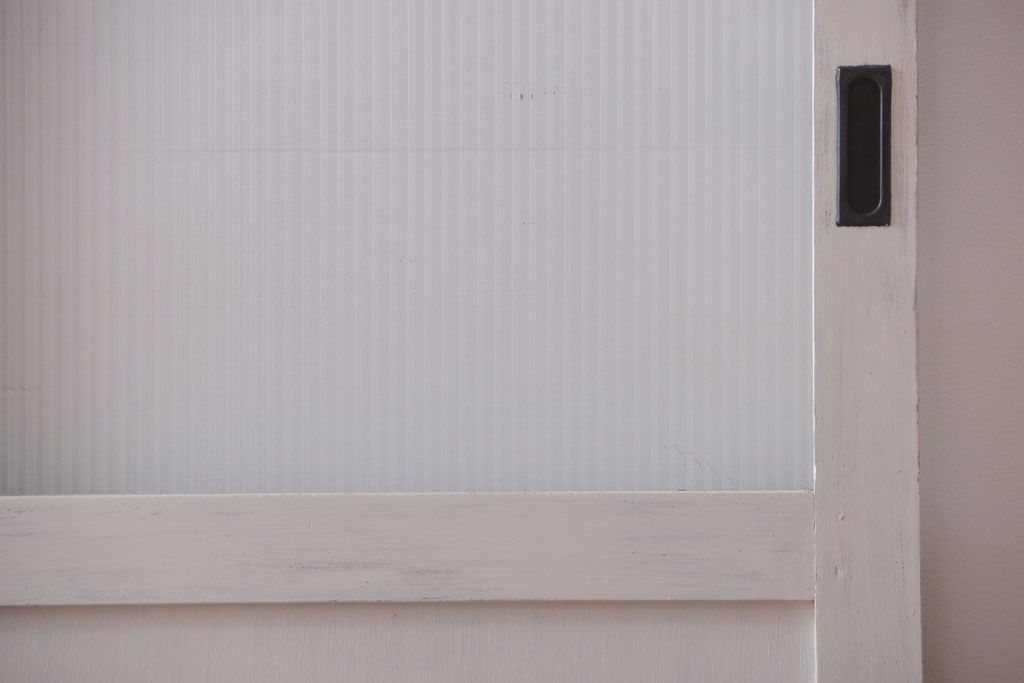 アンティークペイント　モールガラス戸4枚セット(2)