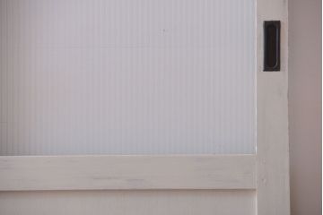 アンティークペイント　モールガラス戸4枚セット(2)