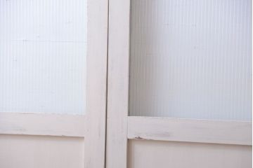 アンティークペイント　モールガラス戸4枚セット(2)