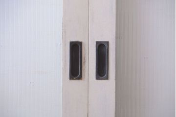 アンティークペイント　モールガラス戸4枚セット(2)