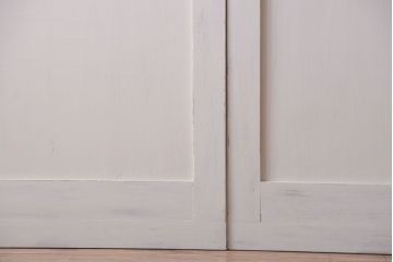 アンティークペイント　モールガラス戸4枚セット(2)