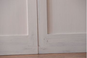 アンティークペイント　モールガラス戸4枚セット(2)