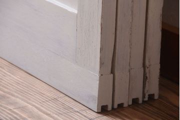 アンティークペイント　モールガラス戸4枚セット(2)