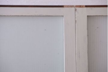 アンティークペイント　モールガラス戸4枚セット(2)