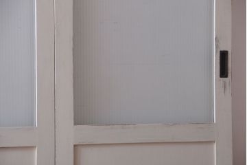 アンティークペイント　モールガラス戸4枚セット(2)