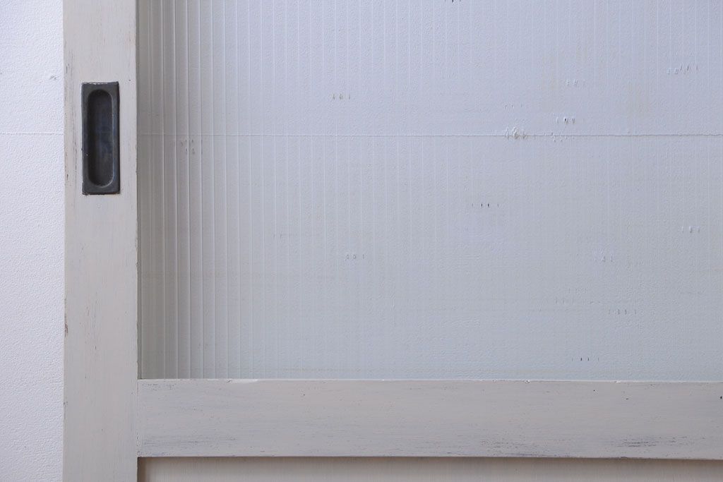 アンティークペイント　モールガラス戸4枚セット(2)