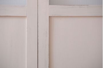 アンティークペイント　モールガラス戸4枚セット(2)