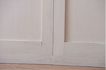 アンティークペイント　モールガラス戸4枚セット(2)