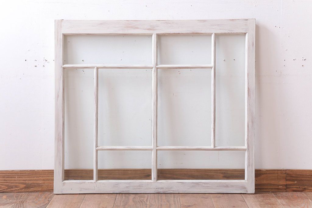 アンティークペイント　おしゃれなガラス小窓(引き戸・ガラス戸)