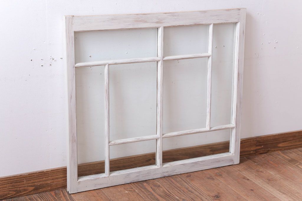 アンティークペイント　おしゃれなガラス小窓(引き戸・ガラス戸)