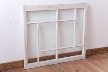 アンティークペイント　おしゃれなガラス小窓(引き戸・ガラス戸)