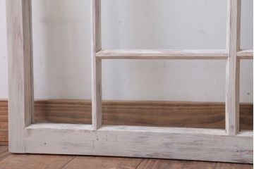 アンティークペイント　おしゃれなガラス小窓(引き戸・ガラス戸)