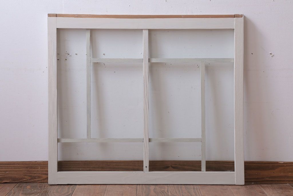 アンティークペイント　おしゃれなガラス小窓(引き戸・ガラス戸)