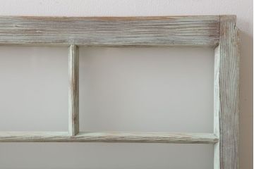 アンティークペイント　レトロでかわいいガラス戸2枚セット(窓)(1)