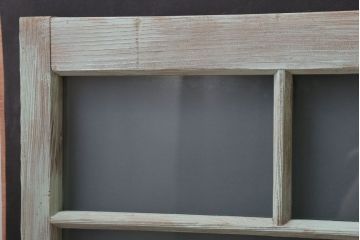 アンティークペイント　レトロでかわいいガラス戸2枚セット(窓)(2)