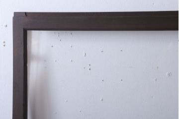 昭和レトロ　すり・結霜・クリアガラスの引き戸2枚セット(窓)(2)