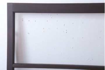 昭和レトロ　すり・結霜・クリアガラスの引き戸2枚セット(窓)(2)