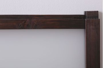 和製アンティーク　すりガラスとダイヤガラスの引き戸2枚セット(窓)