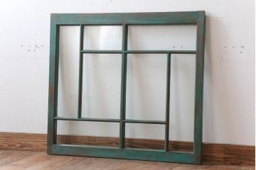 アンティークペイント　おしゃれなガラス小窓(引き戸・ガラス戸)(2)