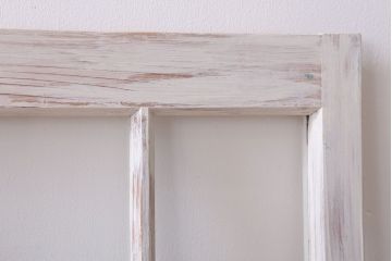 アンティークペイント　おしゃれなガラス小窓2枚セット(引き戸・ガラス戸)(2)