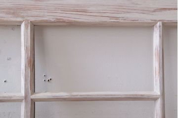 アンティークペイント　おしゃれなガラス小窓2枚セット(引き戸・ガラス戸)(2)