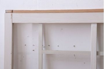 アンティークペイント　おしゃれなガラス小窓2枚セット(引き戸・ガラス戸)(2)