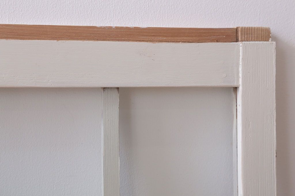 アンティークペイント　おしゃれなガラス小窓2枚セット(引き戸・ガラス戸)(2)