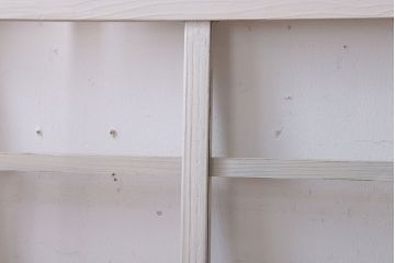 アンティークペイント　おしゃれなガラス小窓2枚セット(引き戸・ガラス戸)(2)