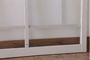 アンティークペイント　おしゃれなガラス小窓2枚セット(引き戸・ガラス戸)(2)