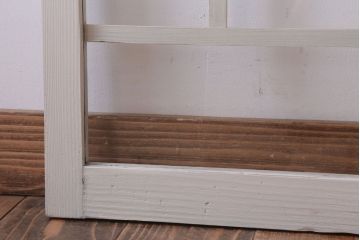 アンティークペイント　おしゃれなガラス小窓2枚セット(引き戸・ガラス戸)(2)