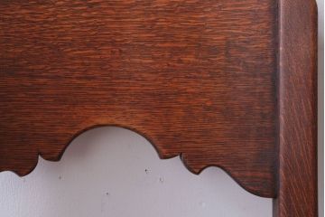 アンティーク家具　フランスアンティーク　本革座面のかわいいダイニングチェア(2)