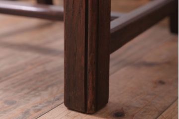 アンティーク家具　フランスアンティーク　本革座面のかわいいダイニングチェア(2)