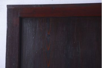 古民具・骨董　明治期　古い木味のアンティーク帯戸(2)