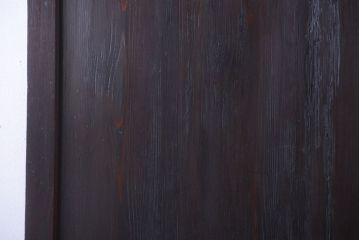 古民具・骨董　明治期　古い木味のアンティーク帯戸(2)