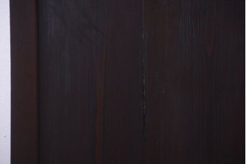 古民具・骨董　明治期　古い木味のアンティーク帯戸(2)